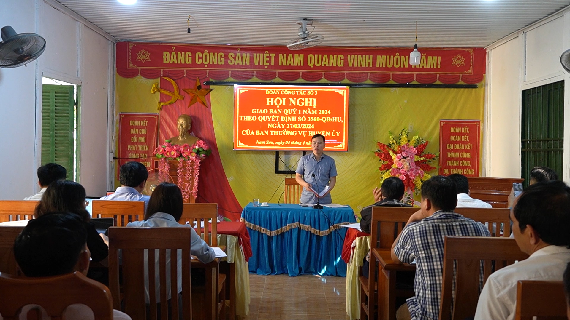 Chủ tịch UBND huyện dự hội nghị giao ban 8 xã phía Nam huyện Hoàng Su Phì