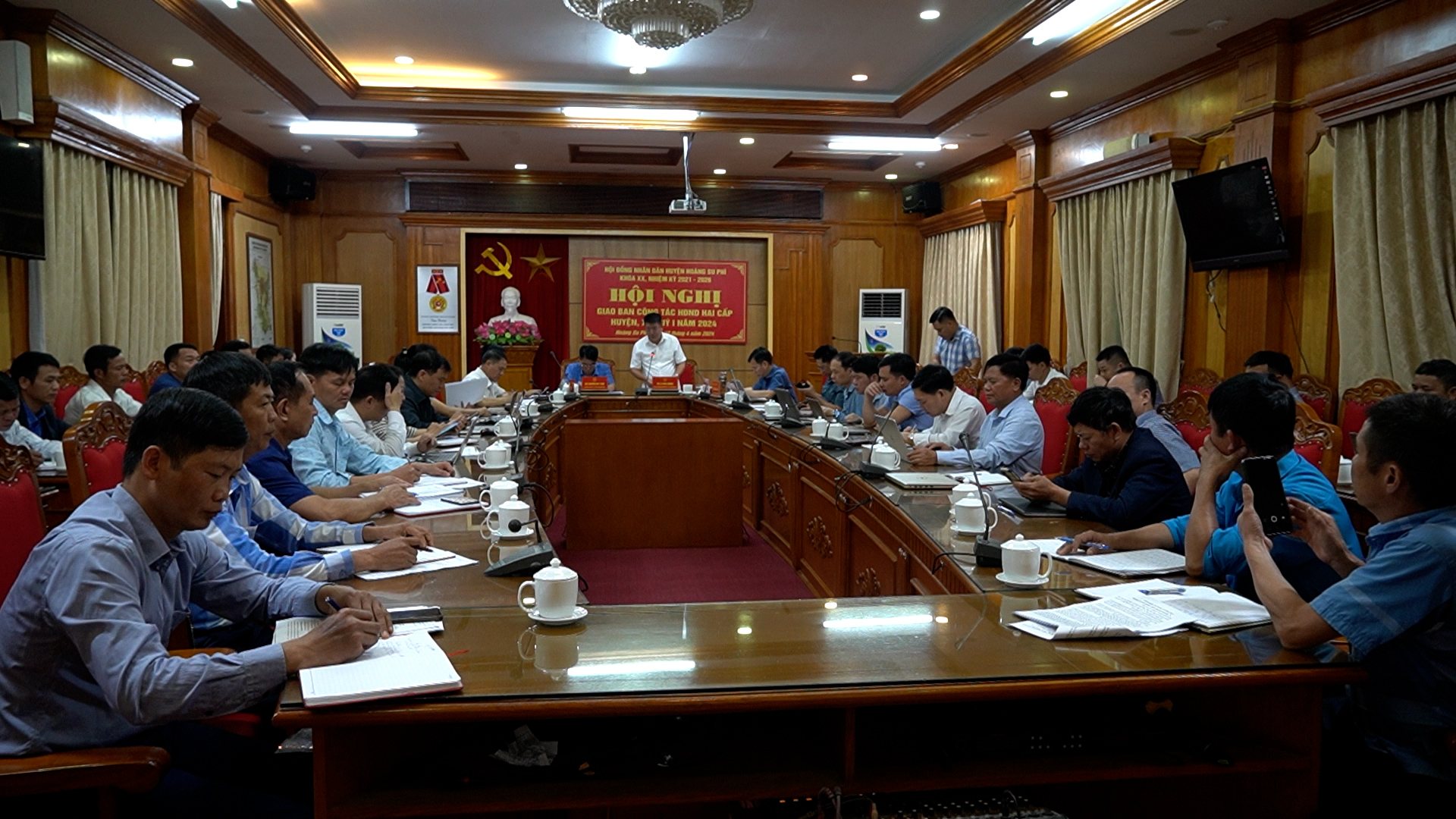 HĐND huyện Hoàng Su Phì tổ chức hội nghị gian ban công tác HĐND hai cấp