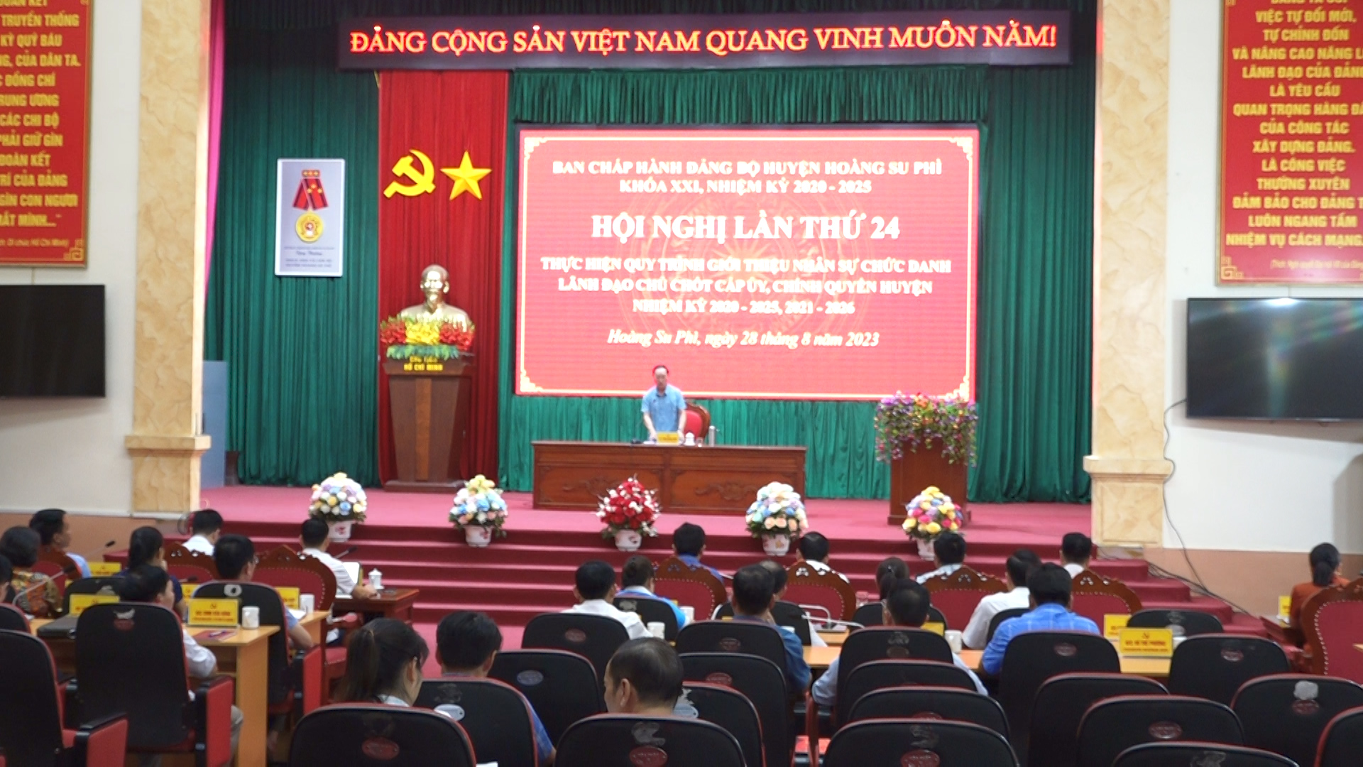 Huyện ủy Hoàng Su Phì tổ chức các Hội nghị thực hiện quy trình công tác cán bộ.