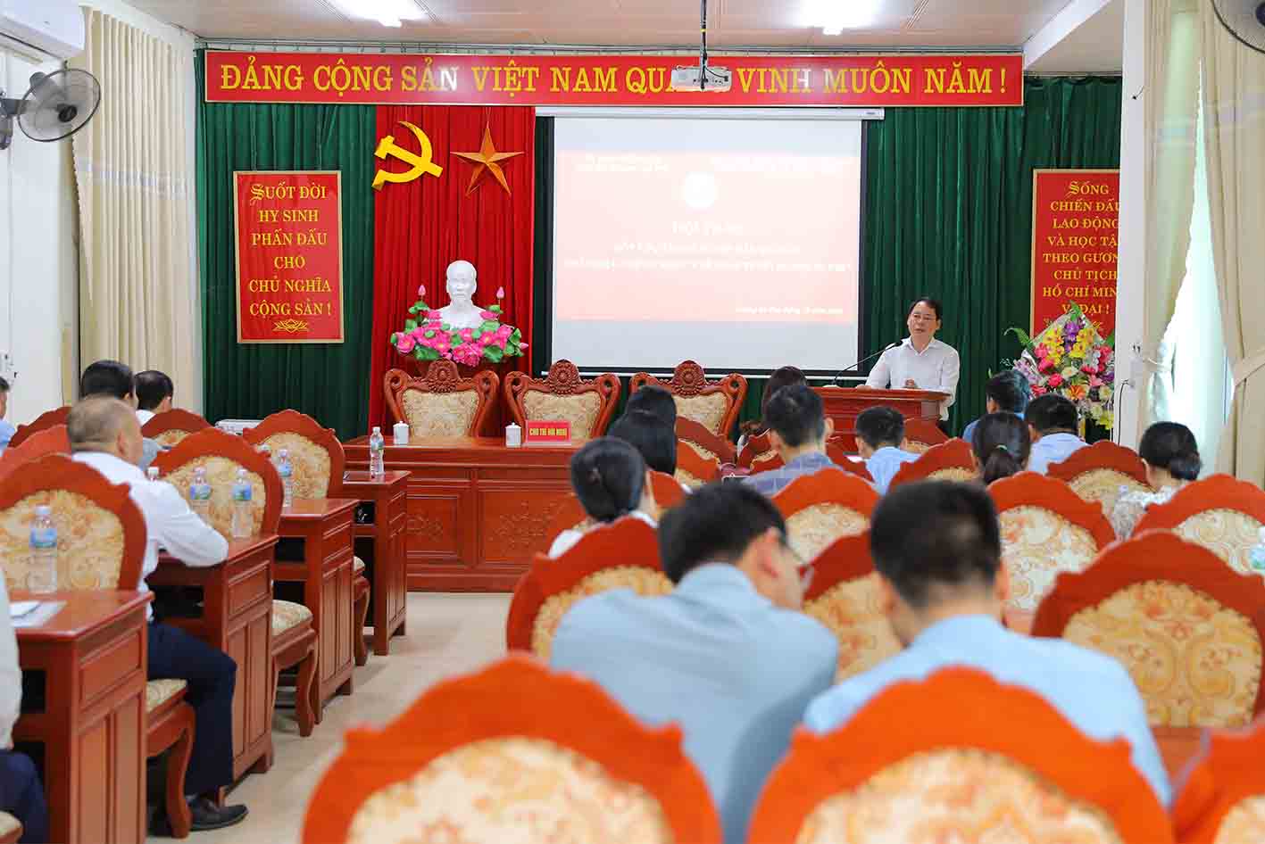 Ghi nhận tại Hội thảo quản lý nhãn hiệu chứng nhận chè Shan Tuyết huyện Hoàng Su Phì
