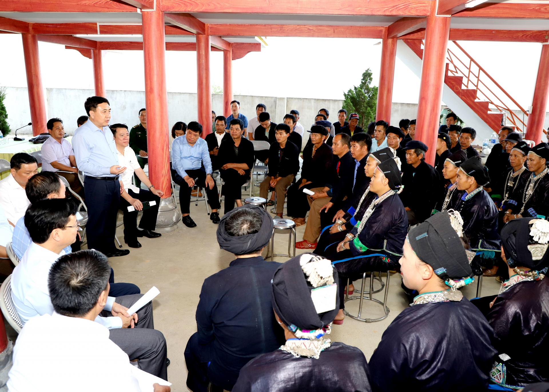 Quyền Bí thư Tỉnh ủy Nguyễn Mạnh Dũng khảo sát tại huyện Hoàng Su Phì