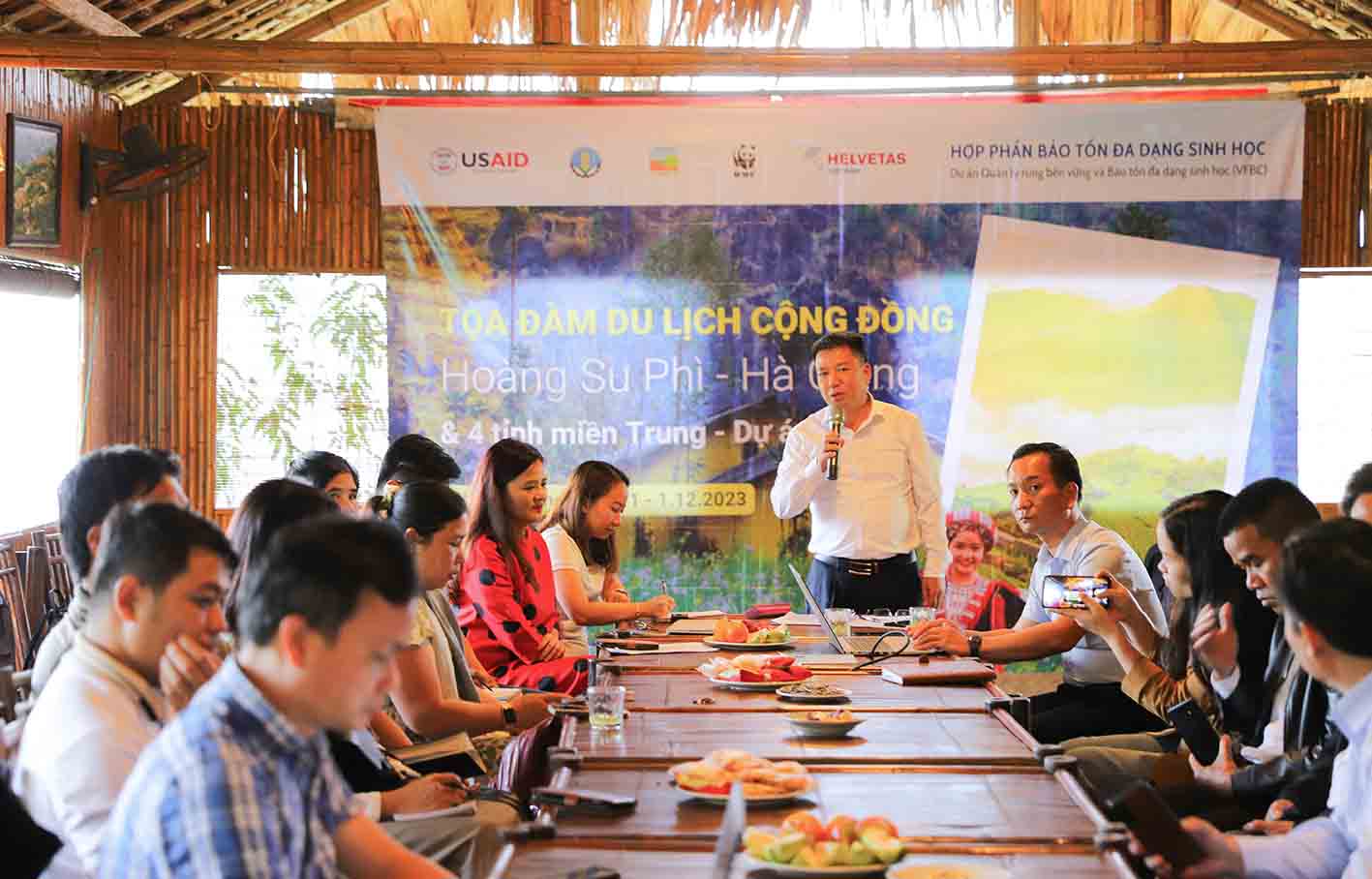 Tọa đàm du lịch cộng đồng giữa huyện Hoàng Su Phì với 4 tỉnh miền trung