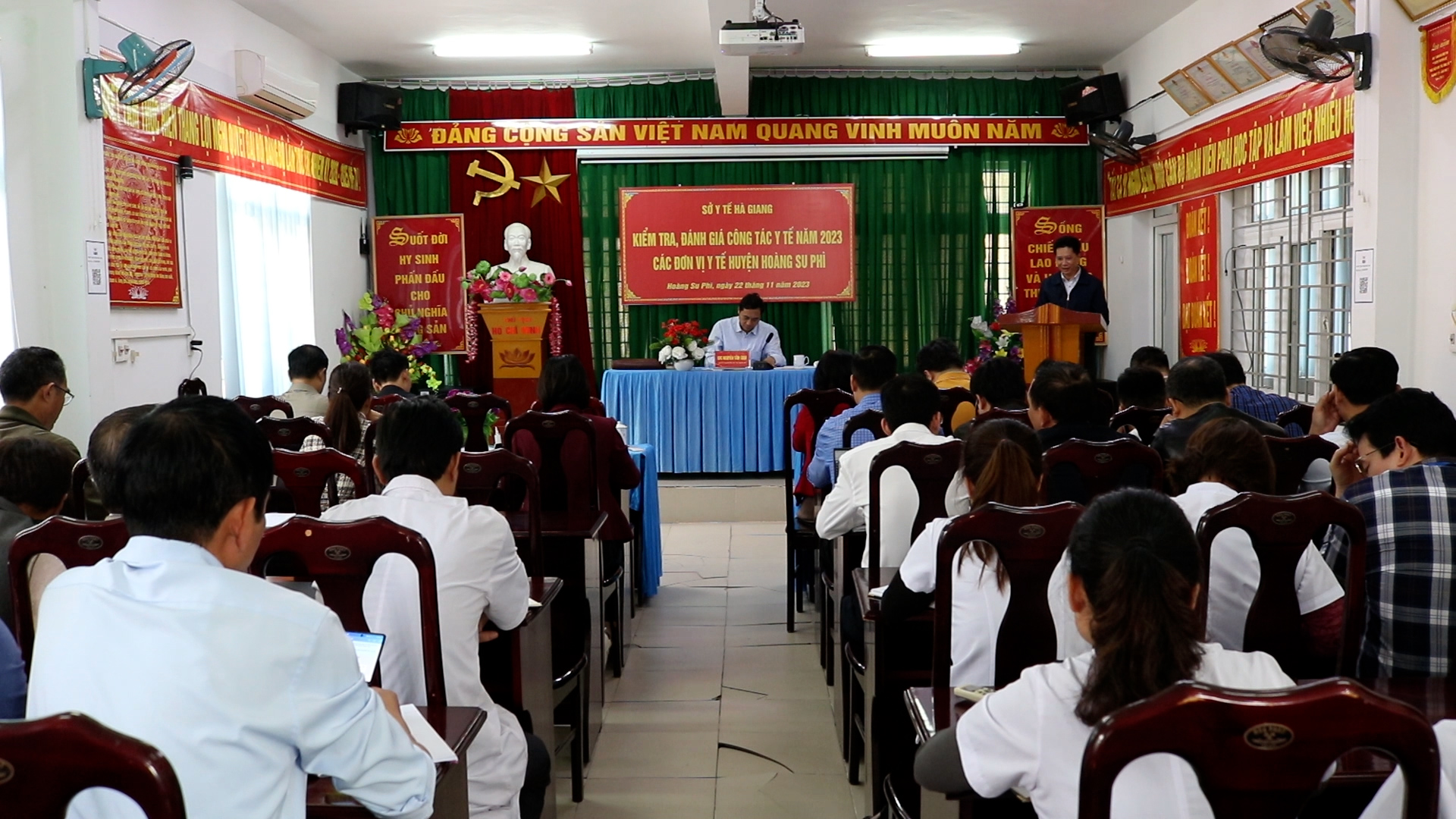 Sở Y tế tỉnh Hà Giang kiểm tra đánh giá công tác Y tế năm 2023