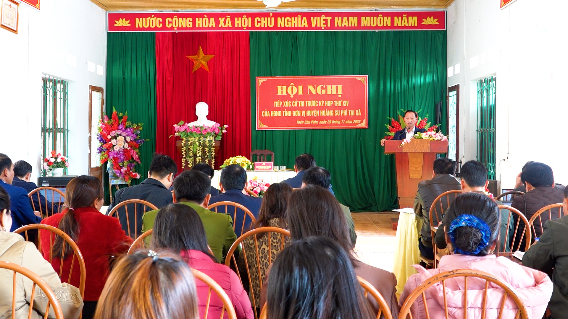 Tổ đại biểu HĐND tỉnh TXCT tại Hoàng Su Phì.