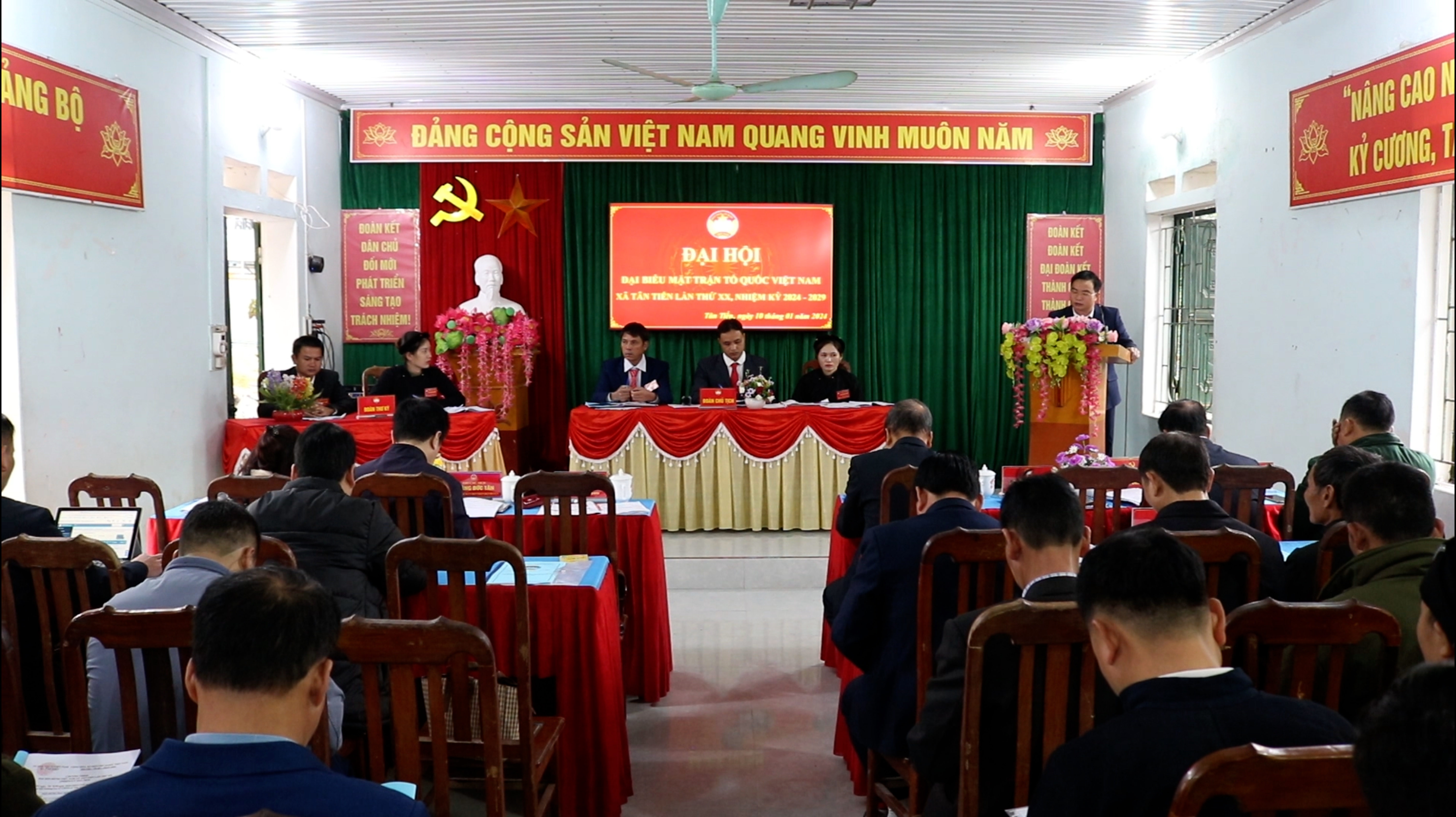 Đại hội Đại biểu MTTQ Việt Nam xã Tân Tiến lần thứ XX nhiệm kỳ 2024 – 2029.