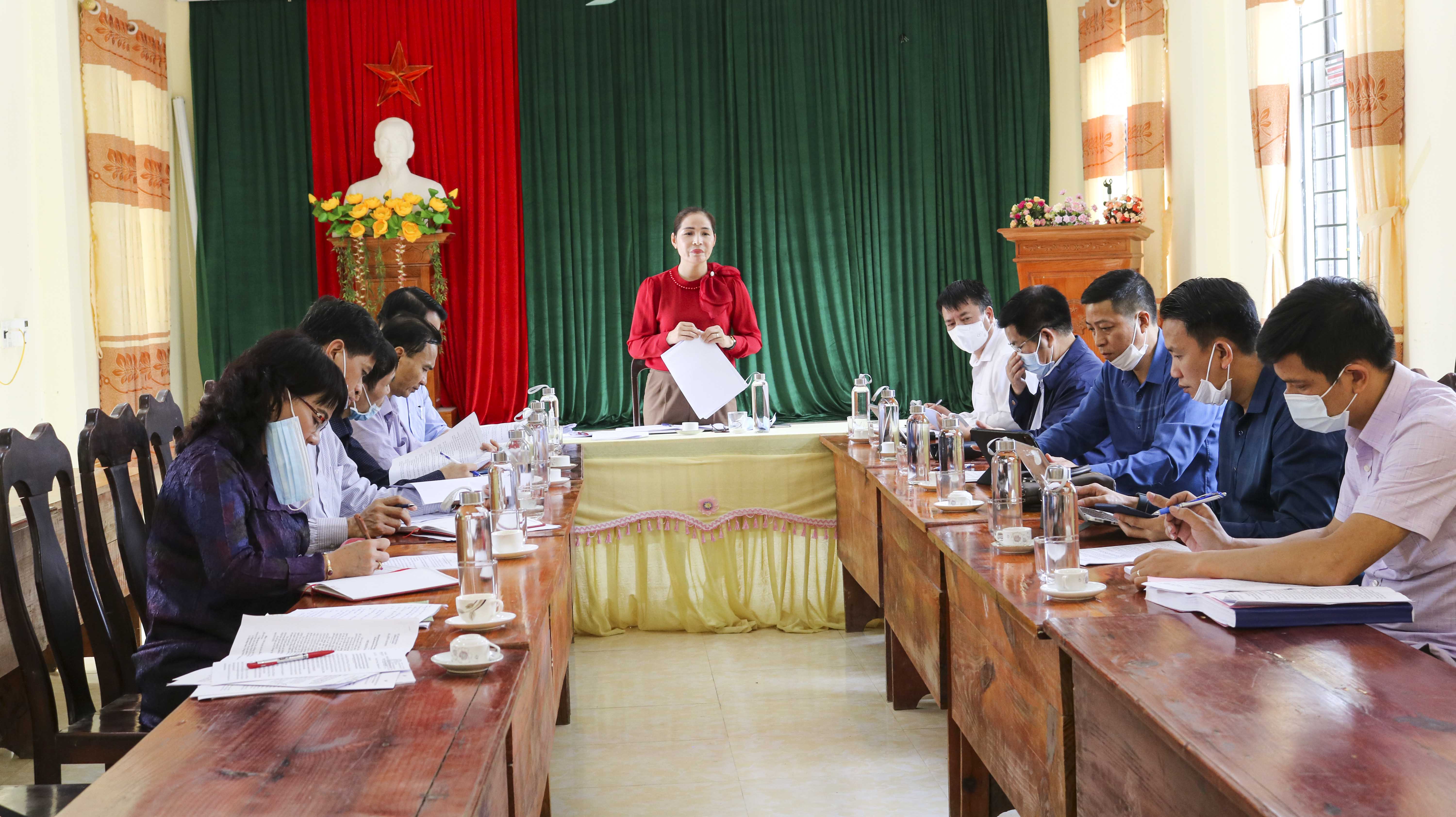 Ban kinh tế - ngân sách HĐND tỉnh giám sát tại huyện Hoàng Su Phì