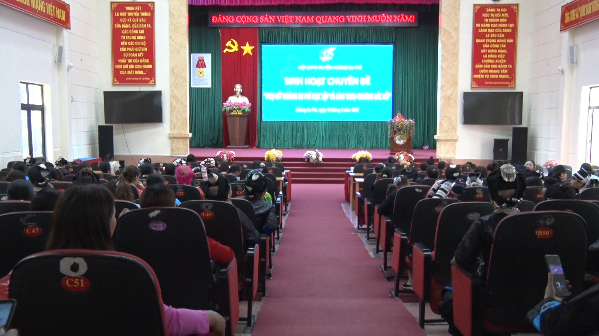 Hội LHPN huyện sinh hoạt chuyên đề và Thi tìm hiểu Tư tưởng đạo đức phong cách Hồ Chí Minh