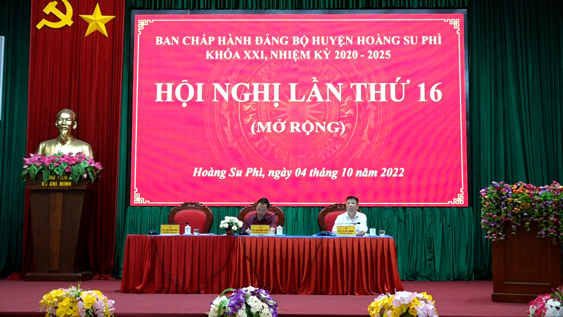 Hoàng Su Phì tổ chức Hội nghị BCH lần thứ 16 (mở rộng)