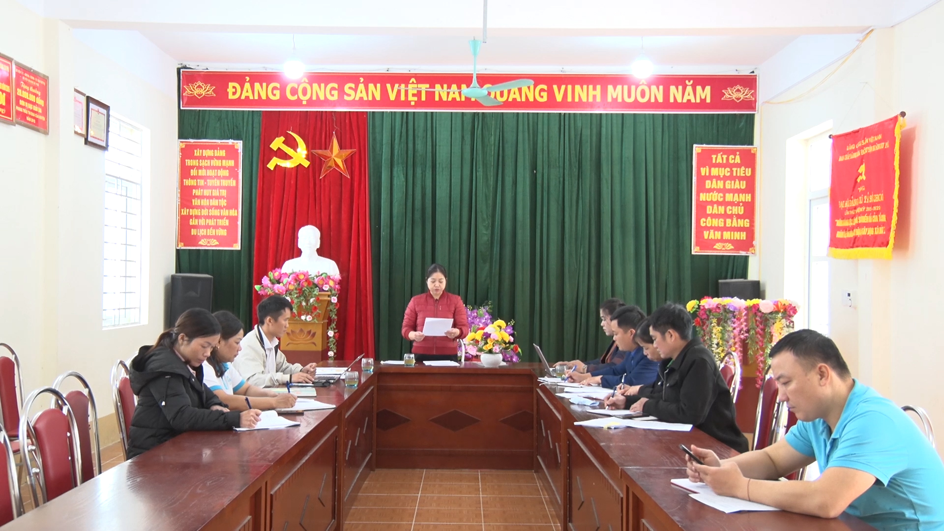 Hội LHPN huyện Hoàng Su Phì giám sát Luật Bình đẳng giới tại xã Tả Sử Choóng