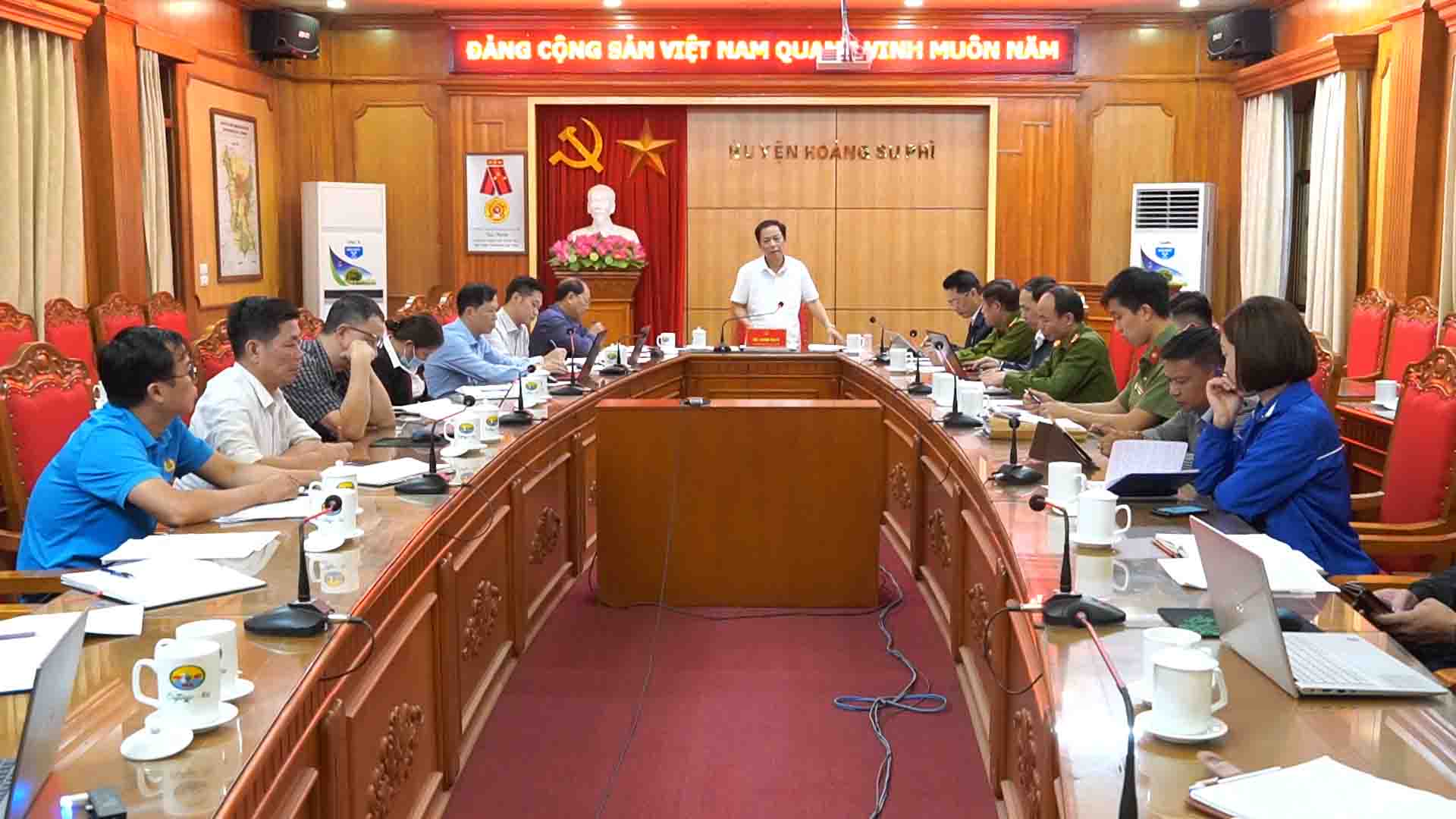 BCĐ 138 tỉnh làm việc tại huyện Hoàng Su Phì