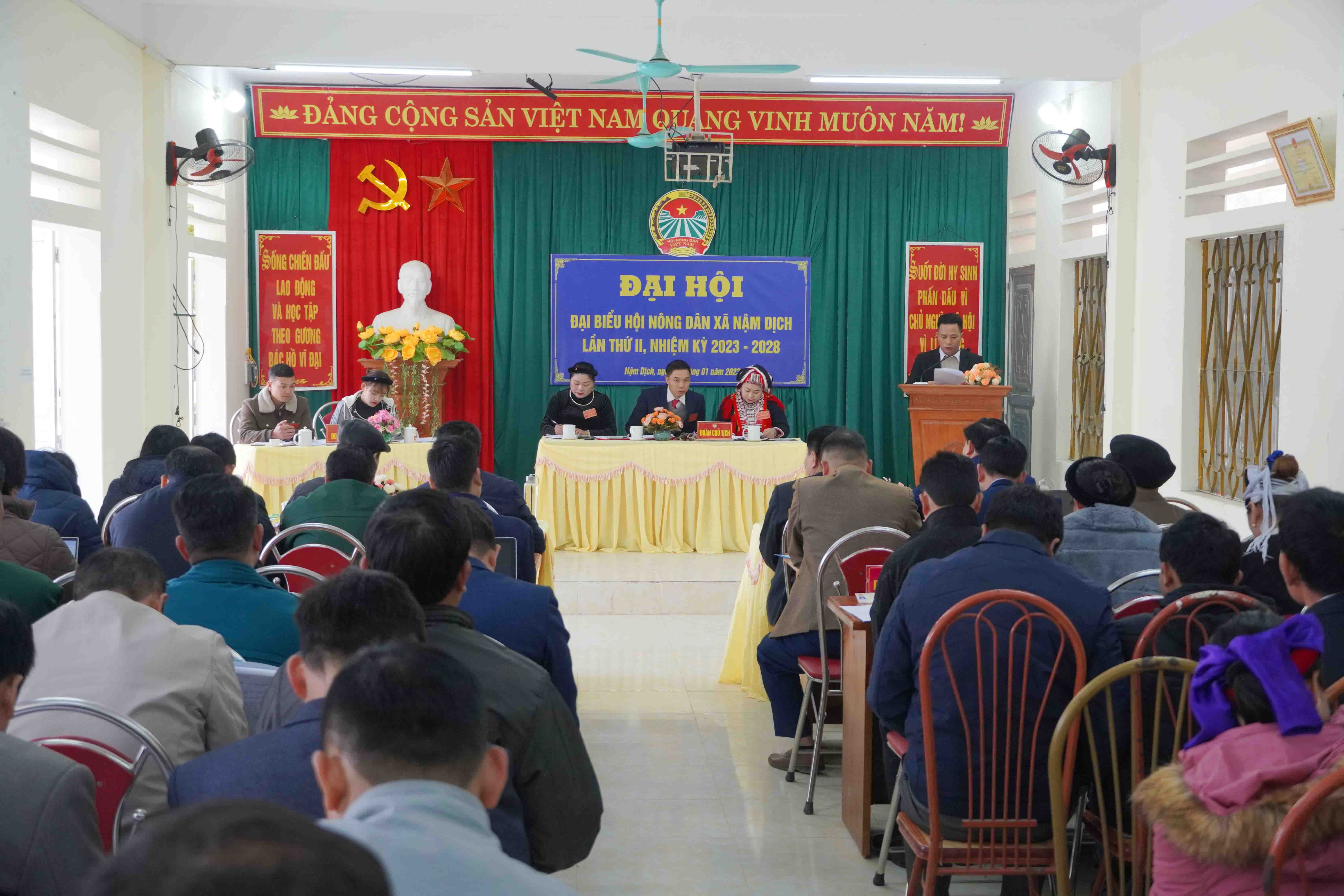 Đại hội điểm Hội nông dân xã Nậm Dịch lần thứ II, nhiệm kỳ 2023 -2028