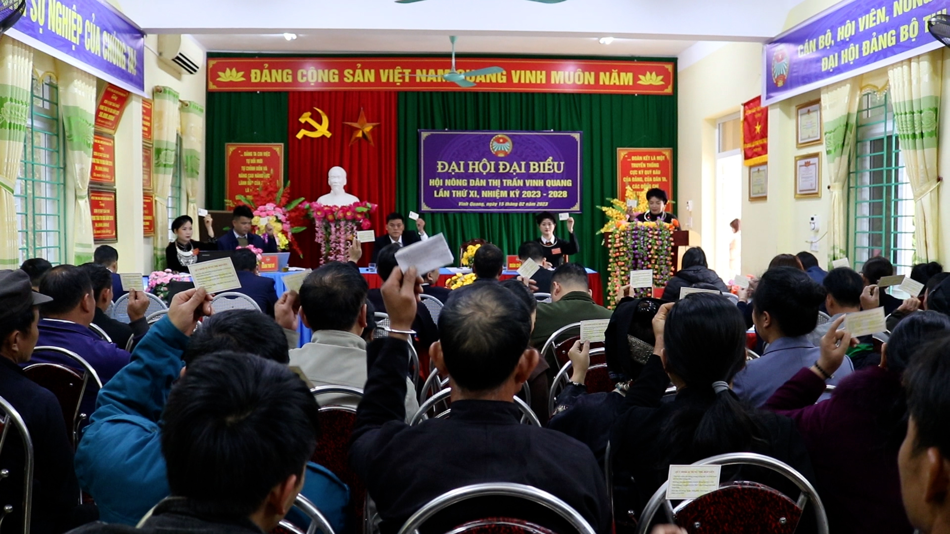 Đại hội Đại biểu Hội Nông dân thị trấn Vinh Quang