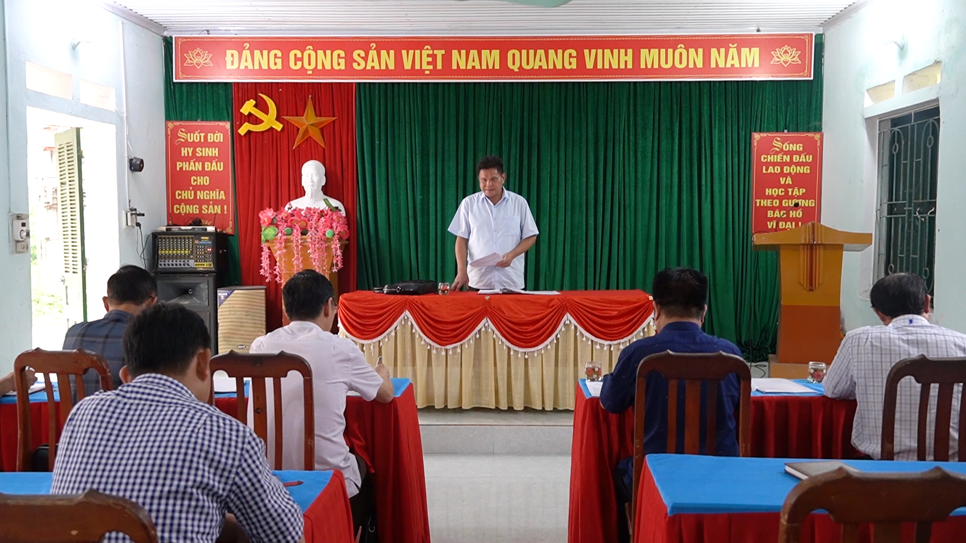 Đoàn công tác 575 làm việc tại xã Tân Tiến, huyện Hoàng Su Phì