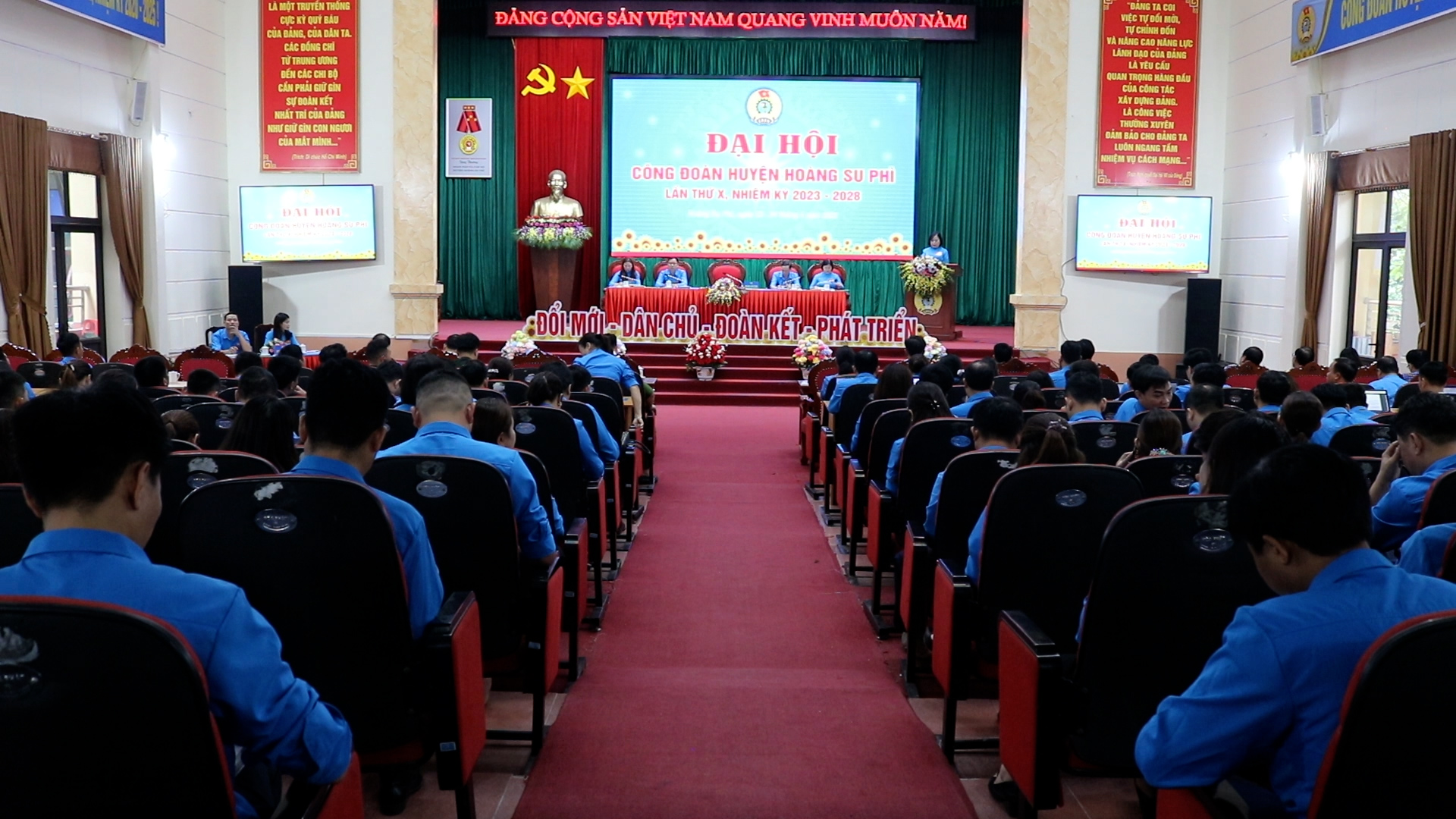 Đại hội Công đoàn huyện Hoàng Su Phì lần thứ X nhiệm Kỳ 2023 - 2028