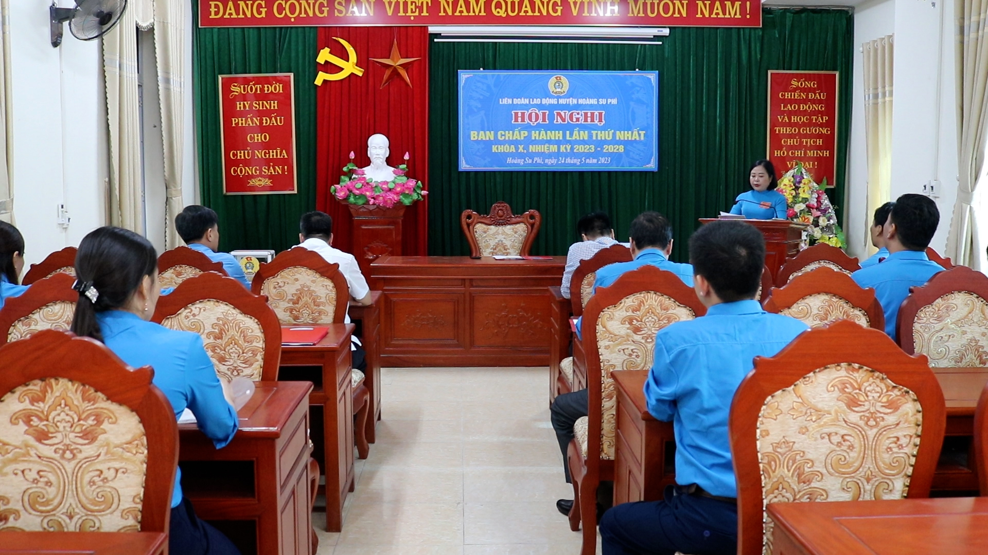 Hội nghị lần thứ nhất Ban chấp hành công đoàn huyện Hoàng Su Phì khoá X nhiệm kỳ 2023 – 2028
