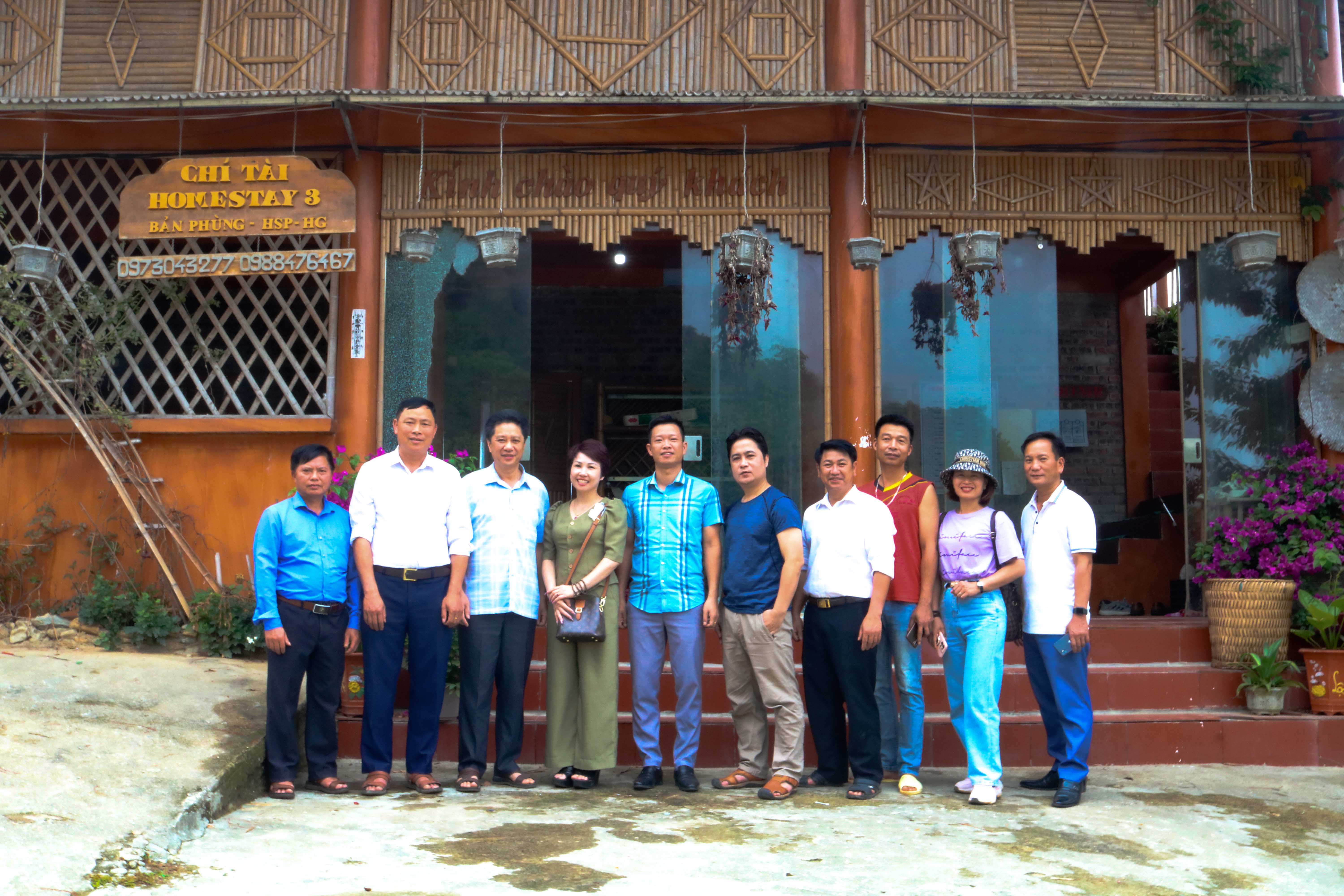 Lãnh đạo Sở Văn hóa khảo sát du lịch tại Hoàng Su Phì.