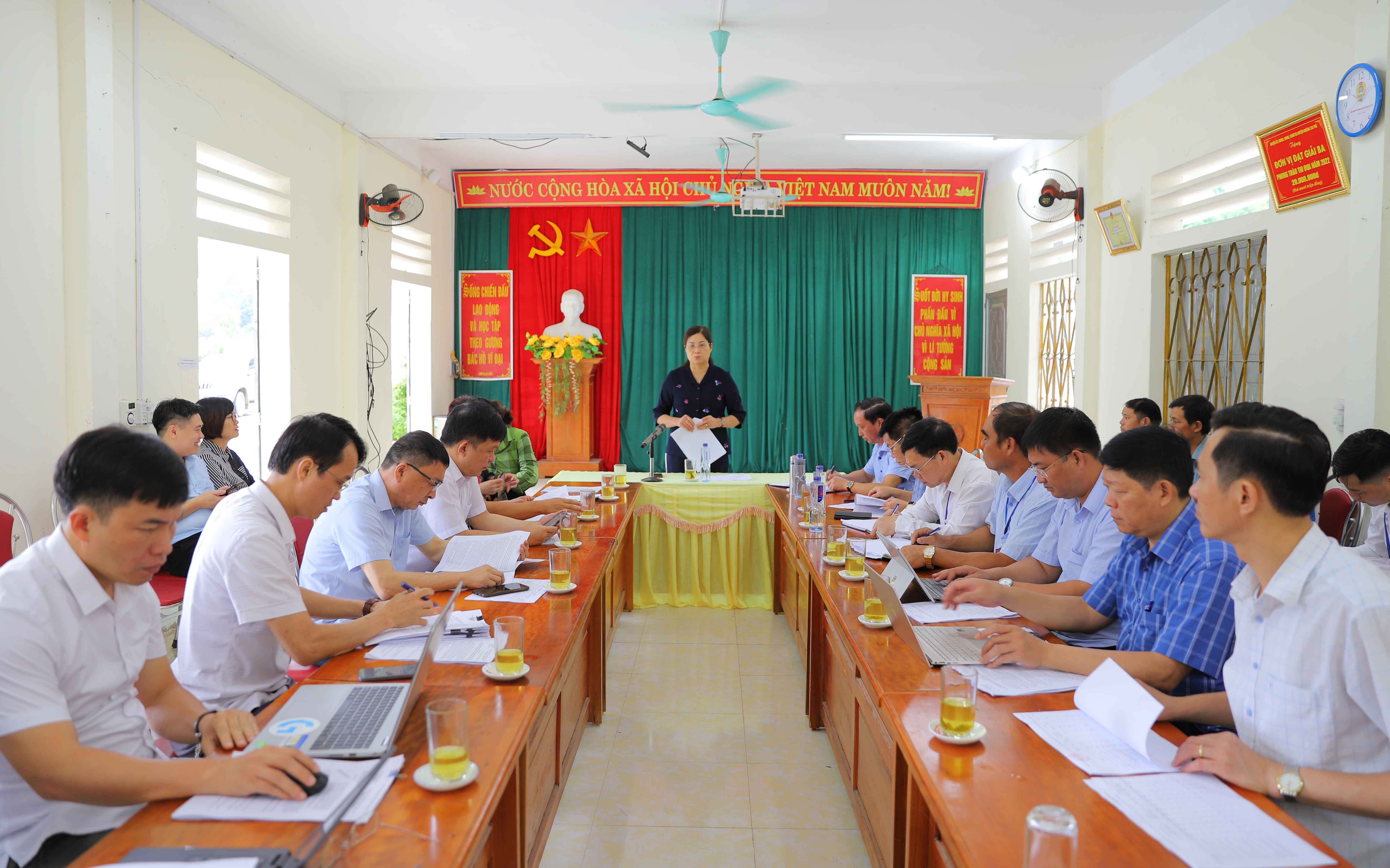 Đoàn công tác của UBND tỉnh kiểm tra việc thực hiện 3 chương trình mục tiêu quốc gia tại huyện Hoàng Su Phì